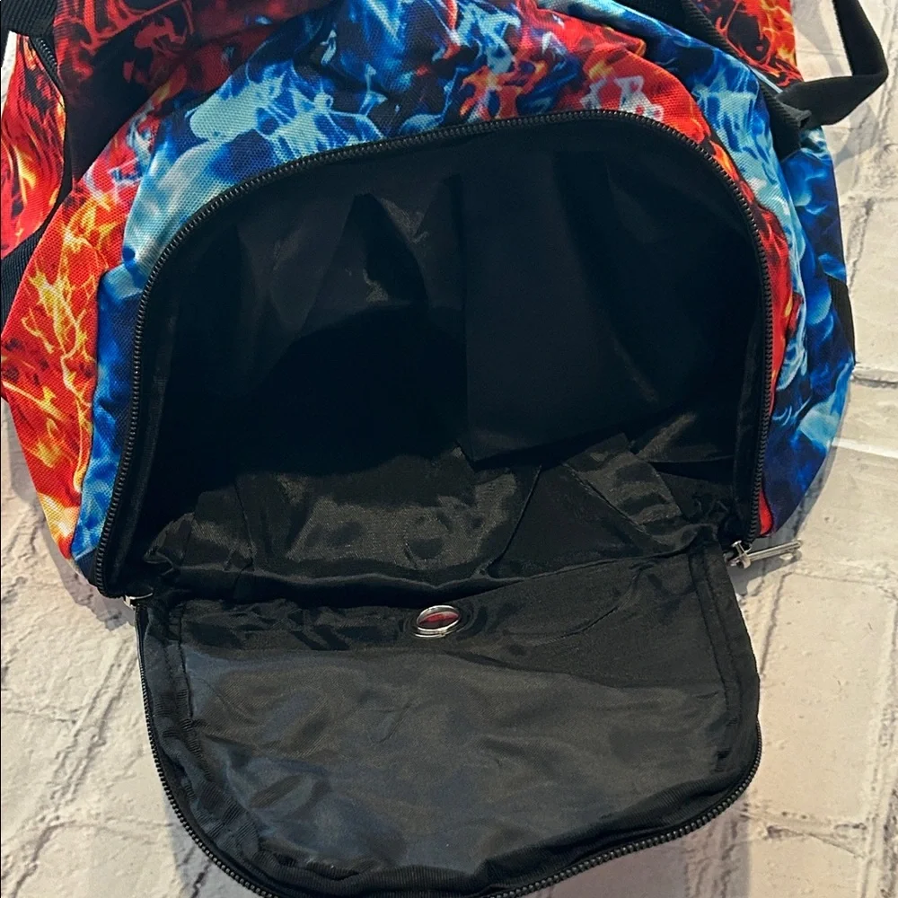 Vibrant Fire and Ice Men's Duffle Bag